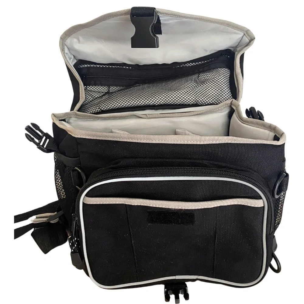 Adorama Camera Slinger Travel Bag Canvas with Reflective Details [Black]